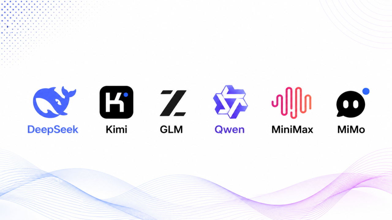 DeepSeek, Kimi, GLM, Qwen, MiniMax et MiMo